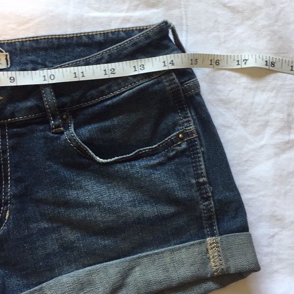 Bullhead Black Denim Jean Shorts size 5/3 - Picture 2 of 6